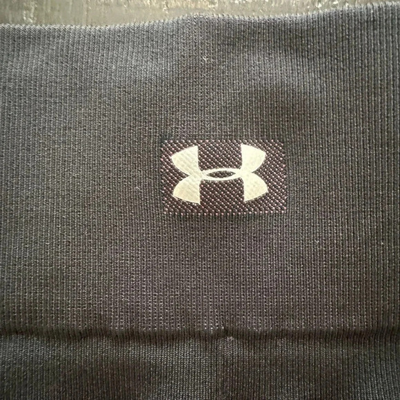 Womens Under Armour HeatGear Small Compression Leggings Burgundy Black - Picture 6 of 7